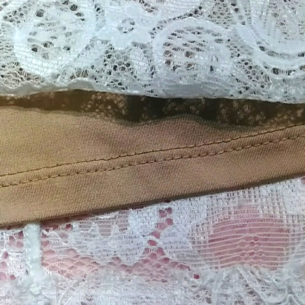 GUESS Sexy Summer White LACE Stretchy Mini Dress - Picture 7 of 8